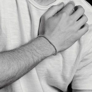 MEN’S David Yurman Medium Box Chain Bracelet AUTHENTIC